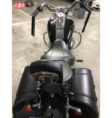 Rigid Saddlebags for Dyna Harley Davidson mod, SUPER STAR Basic - Braided - Specific