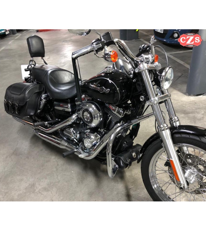 Juego de Alforjas Rígidas para Dyna Harley Davidson mod, SUPER STAR Básica - Trenzados - Específica