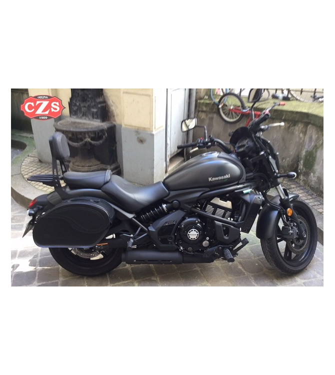 Sacoches Rigides pour Kawasaki Vulcan S 650 mod, VENDETTA Basique - Spécifique