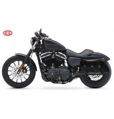 Sacoches pour Sportster Harley Davidson mod, IKARO Basique - Creuxe pour Amortisseur - Spécifique 