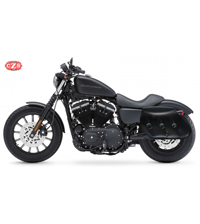 Alforjas para Sportster Harley Davidson mod, IKARO Básica - Hueco Amortiguador - Específica