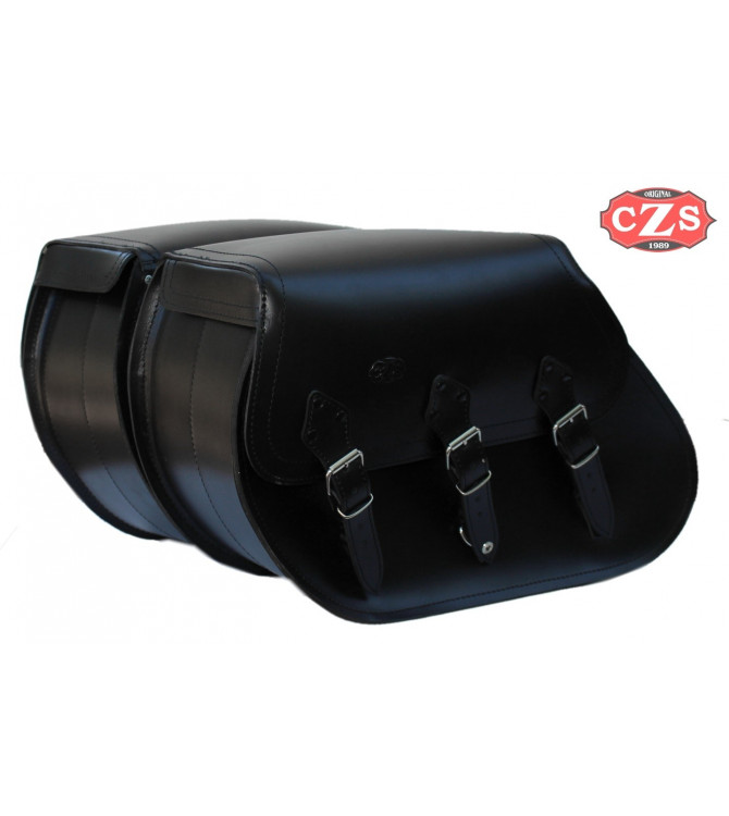 Alforjas para Sportster Harley Davidson mod, IKARO Básica - Hueco Amortiguador - Específica