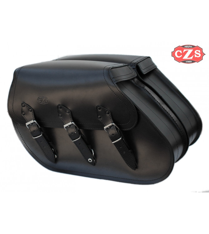 Alforjas para Sportster Harley Davidson mod, IKARO Básica - Hueco Amortiguador - Específica