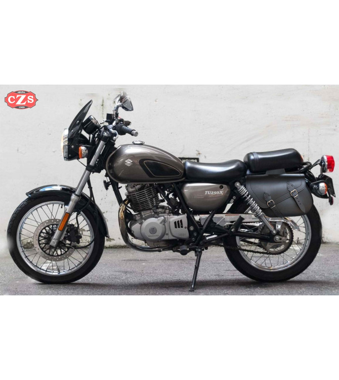 Satteltaschen für Jawa 42  mod, ALHAMA Basis - Anpassungsfähig