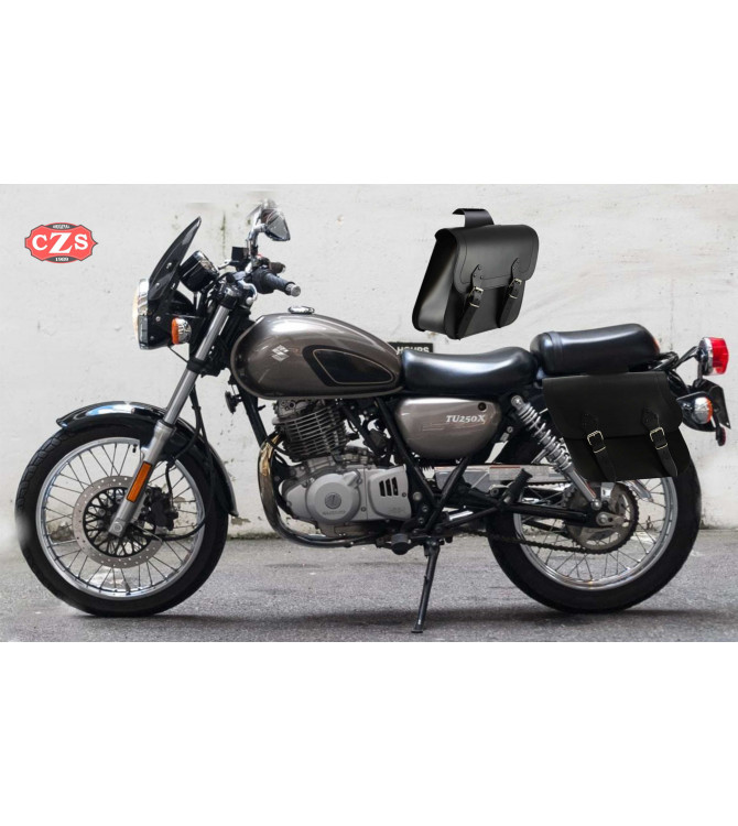 Juego de Alforjas para Suzuki TU 250X mod, APACHE Básica - Adaptables