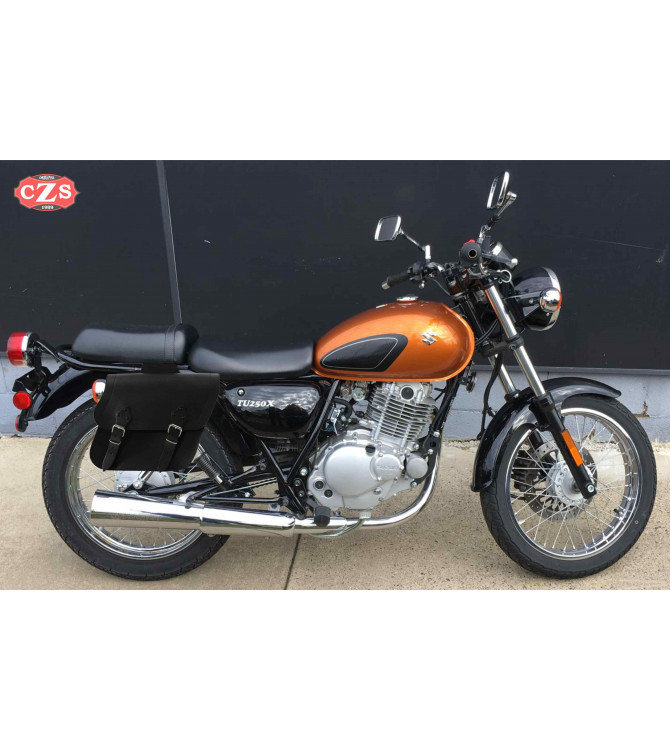 Juego de Alforjas para Suzuki TU 250X mod, APACHE Básica - Adaptables