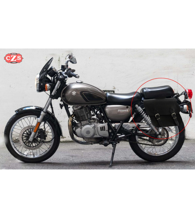 Saddlebag Set for JAWA 42  mod, APACHE Basic - Adaptable