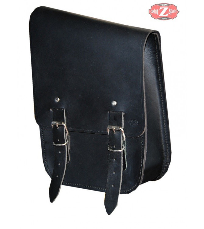 Alforja de basculante para Sportsters Harley Davidson mod, LEGION color cuero