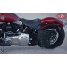 Alforja de basculante para Sportsters Harley Davidson mod, LEGION color cuero