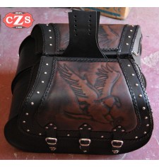 Starr Satteltaschen mod, CAMPEADOR Basis Celtic - Steinadler - UNIVERSAL