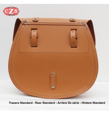 Seitliche Satteltasche für Triumph Bonneville T100-T120 mod, BANDO Basis Spezifische - Braun -