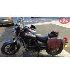 Side saddlebag for Daelim Day Star mod, BANDO Basic Adaptable - Brown -