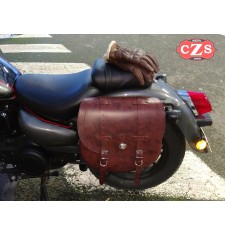 saddlebag side for Daelim Day Star mod, Basic BANDO Adaptable - Brown -