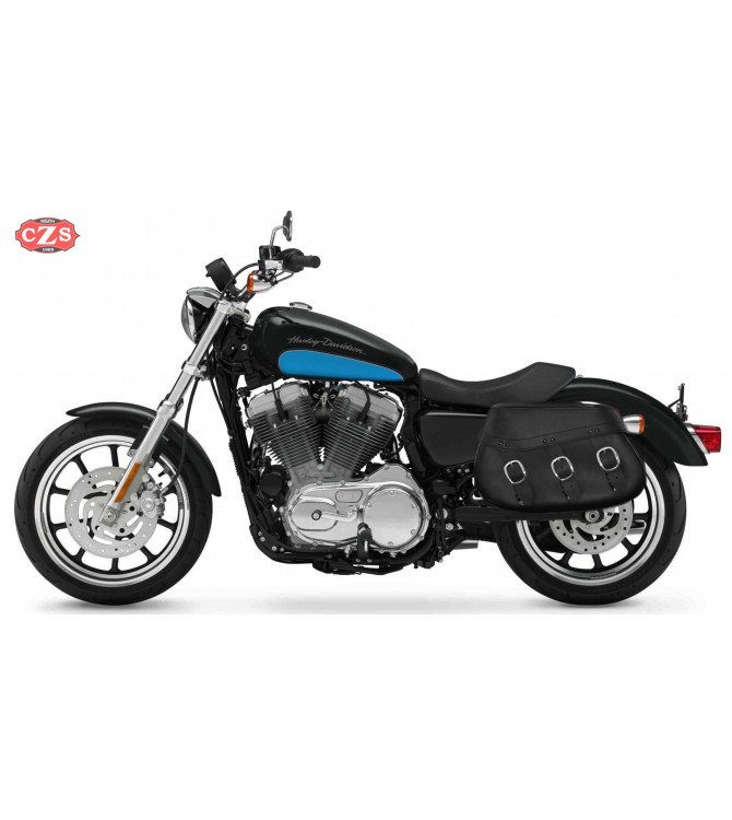 Alforjas para Harley Davidson Sportster 883  mod, PIZARRO Básica - Específicas