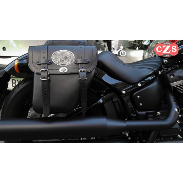 Skull saddlebags online