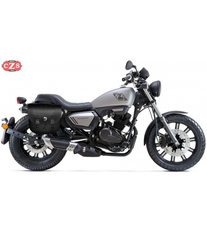 Sacoches pour Keeway Superligh 125/200 mod, TEBAS Basique -  Adaptables