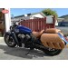 Rigid Saddlebags for Indian Scout Sixty mod, IBER Basic - Camel - Adaptable 