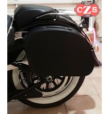 Rigid Saddlebags for Softail De Luxe FLSTN Harley Davidson  mod, SAHARA Basic - Adaptable