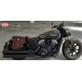 Sacoche pour Indian Scout Bobber 2018 mod, CENTURION Spécifique - Brun - DROITE