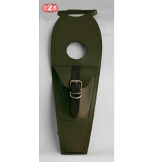 Leder Tankblende für Royal Enfield Battel Green 350-500cc Basis PLATOON