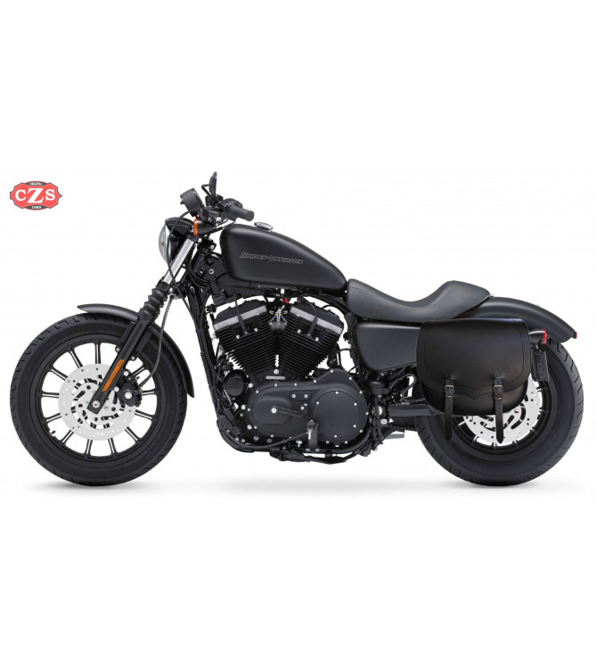Alforja para Sportster Harley Davidson mod, SPARTA Básica - Hueco amortiguador - DERECHA - Específica