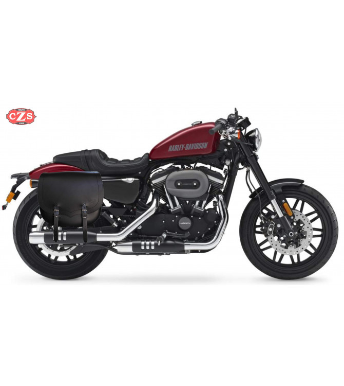 Saddlebag for Sportster Harley Davidson mod, SPARTA  Basic - Hollow Shock Absorber - RIGHT - Specific