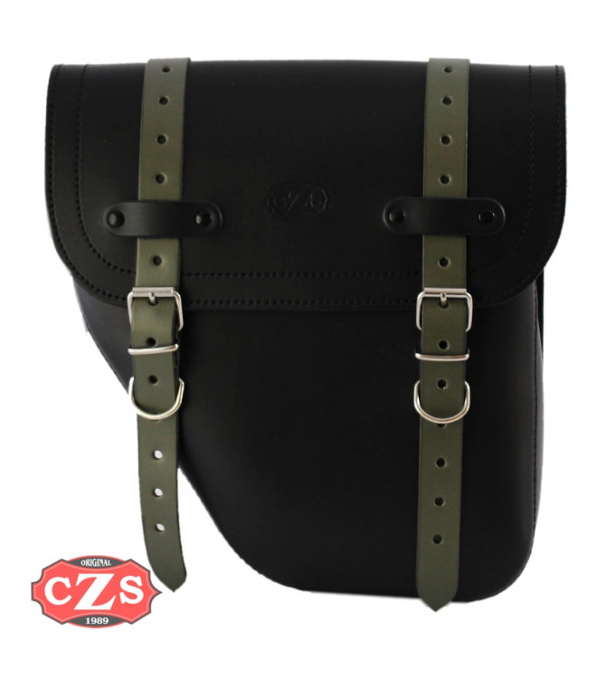 Satteltasche mod, CENTURION - Schwarz/Grüne - UNIVERSAL - LINKS