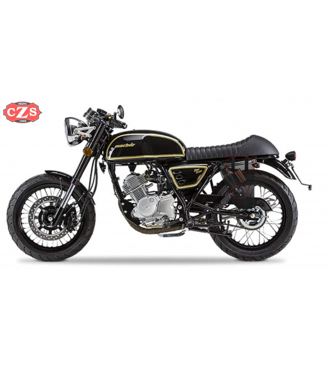 Satteltasche für Macbor Johnny Be Good mod, PISTOLE Anpassungsfähig - LINKS