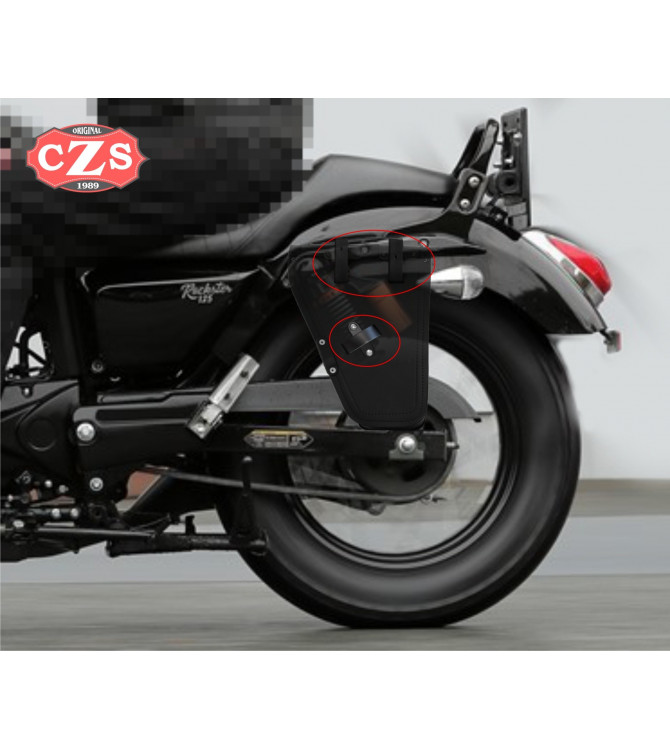 Sacoche pour Macbor Johnny Be Good mod, PISTOLET Adaptable - GAUCHE