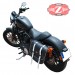 Alforja lateral para Sportsters harley davidson mod. BANDO Bicolor B/N