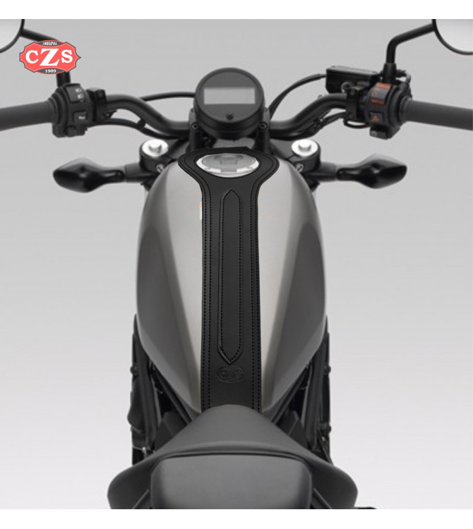 Corbata - Panel de depósito para Honda Rebel 300 / 500  mod, ORION - Negro - Específico 