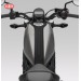 Corbata - Panel de depósito para Honda Rebel 300 / 500  mod, ORION - Negro - Específico 