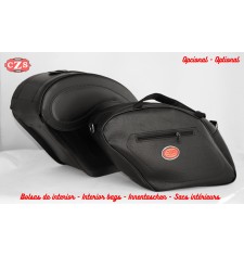 Rigid Saddlebags for Honda Rebel CMX 500 mod, ECLIPSE Basic - Specific