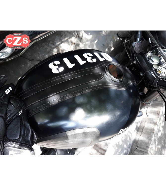 Panneau de dépôt pour Royal EnfIeld Bullet - Classic  - 350-500cc mod, ORION - Noir - Spécifique 
