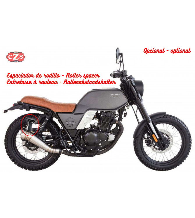 Swing Arm Saddlebag for Royal Enfield Interceptor INT 650 mod, HERCULES Basic - Adaptable 