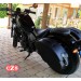 Rigid Saddlebags for Honda Rebel CMX 500 mod, ECLIPSE Basic - Specific