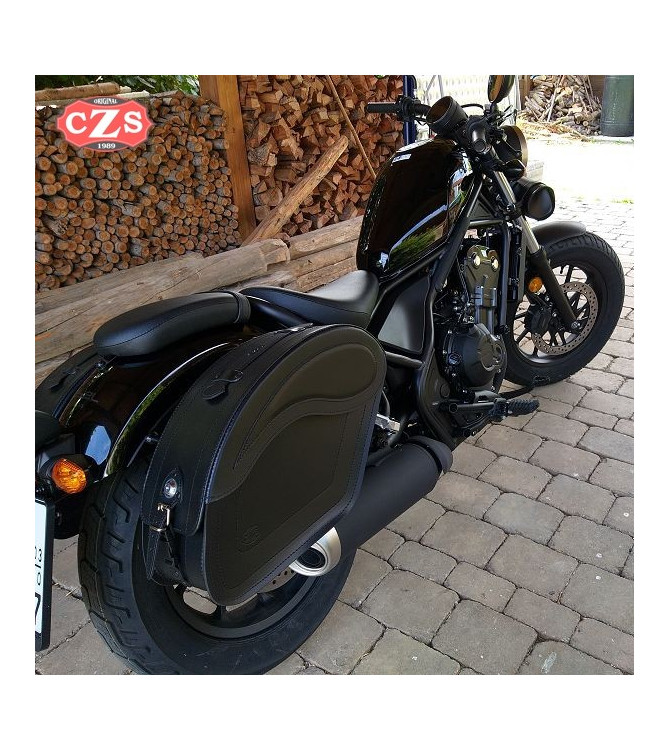 Sacoches Rigide pour Honda Rebel CMX 500 mod, ECLIPSE Basique - Spécifique