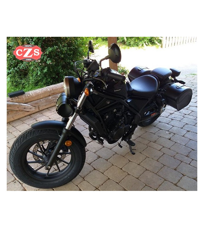 Rigid Saddlebags for Honda Rebel CMX 500 mod, ECLIPSE Basic - Specific