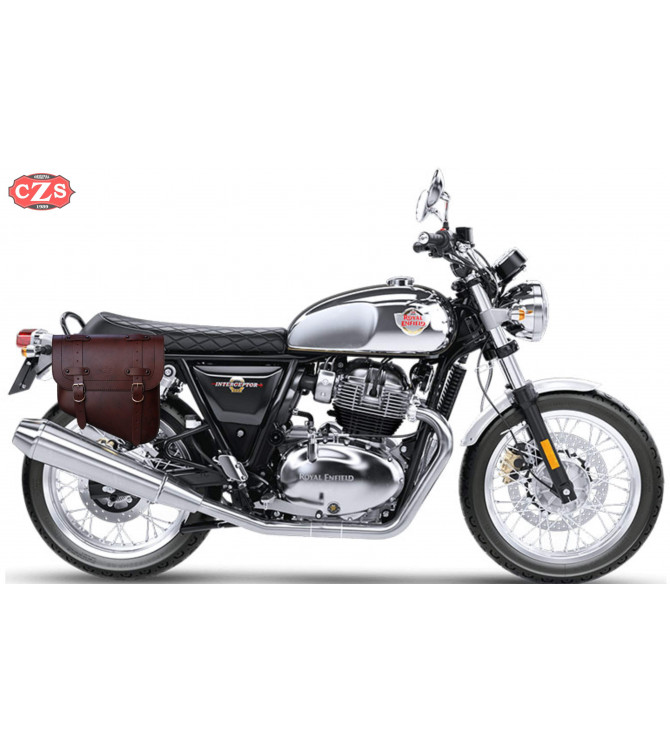 Alforja para Royal Enfield Interceptor INT 650 mod, HERCULES Básica - Derecha - Adaptable