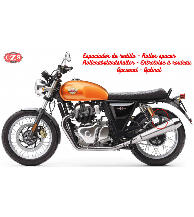 Swing Arm Saddlebag for Royal Enfield Interceptor INT 650 mod, HERCULES Basic - Adaptable 