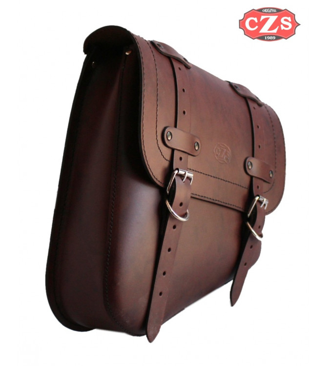 Saddlebag for Royal Enfield Interceptor INT 650 mod, HERCULES Basic - left - Adaptable 