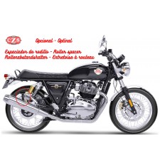 Sacoche pour intercepteur Royal Enfield GT 650 mod, HERCULES -   Marron clair - Basique - Droite - Adaptable