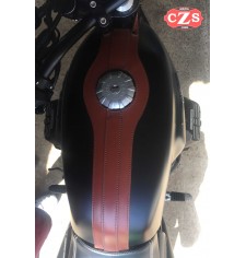 Corbata  del tanque - Tira Panel Depósito para Guzzi VII-VIII mod, ORION Guzzi V7 Marron - Especifico