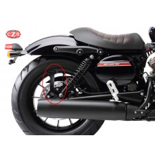 Saddlebags for Hyosung Aquila GV 125 Bobber  mod, ALHAMA Basic - Adaptables