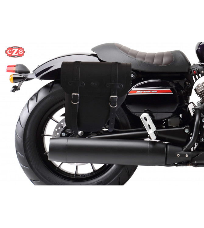 Alforja para Hyosung Aquila GV 125 Bobber  mod, CENTURION - Adaptable - DERECHA