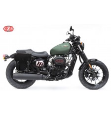 Sacoche pour  Hyosung Aquila GV 125 Bobber   mod, CENTURION - Adaptable - DROITE