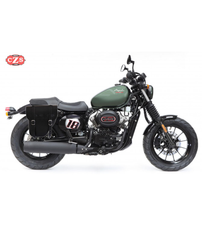 Saddlebag for  Hyosung Aquila GV 125 Bobber   mod, CENTURION - Adaptable - RIGHT -