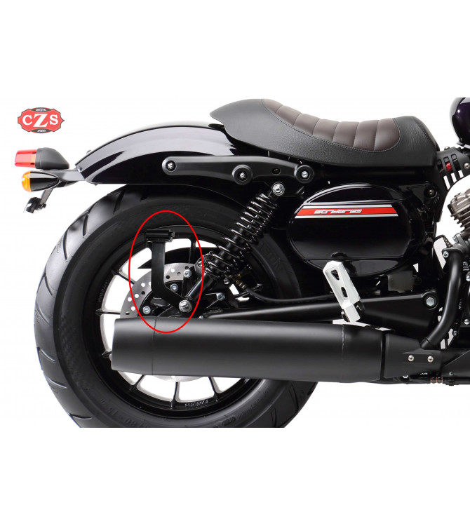 Alforja para Hyosung Aquila GV 125 Bobber  mod, CENTURION - Adaptable - DERECHA