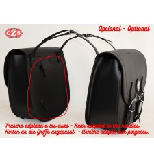 Saddlebag Set for W800 - W650 kawasaki - mod, BASIC TEBAS - Specific