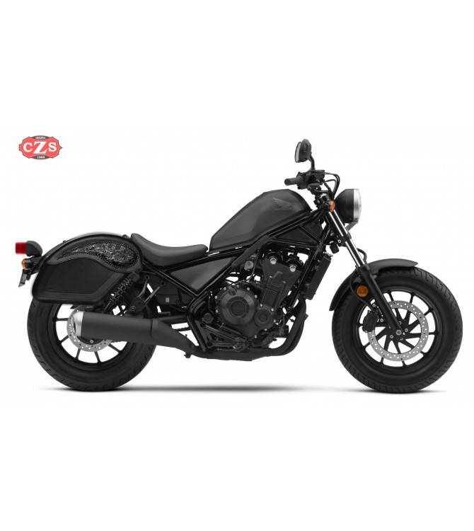 Alforjas Rígidas para Honda Rebel CMX 500 mod, ECLIPSE Gotika - Específica